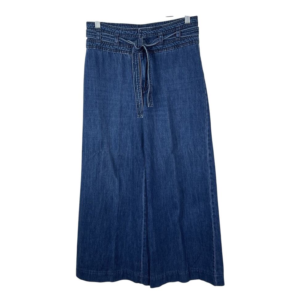 MODERN FREE PEOPLE Augusta Belted Wide Leg Jeans Size 27x27”